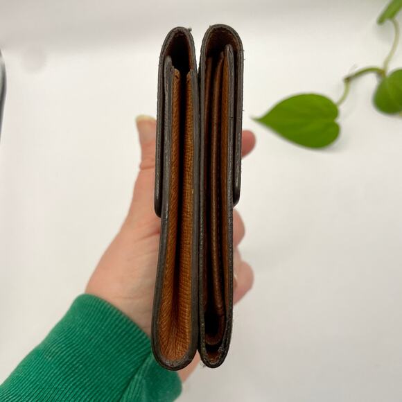 Louis Vuitton Monogram Canvas Square Elise Monogram Wallet Double Sided 0050 - Picture 4 of 16